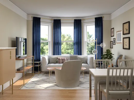 Living Room · Eclectic designed by Julie