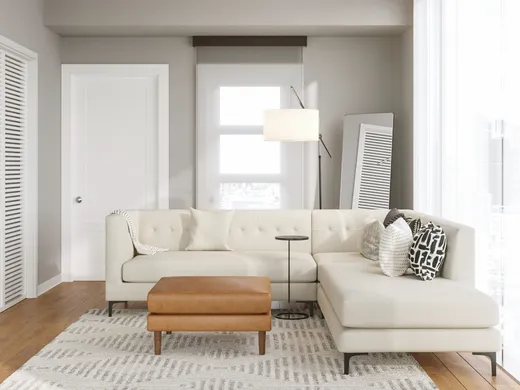 Living Room · Contemporary designed by Claire