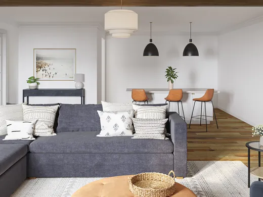 Living Room · Eclectic designed by Natalie
