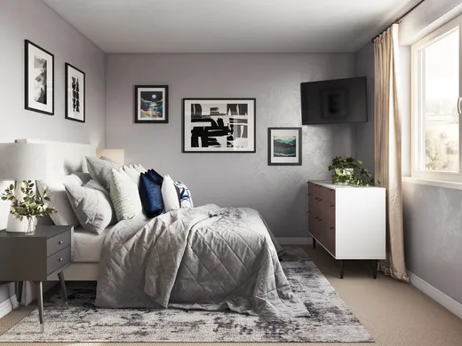 Bedroom · Modern designed by Crystal