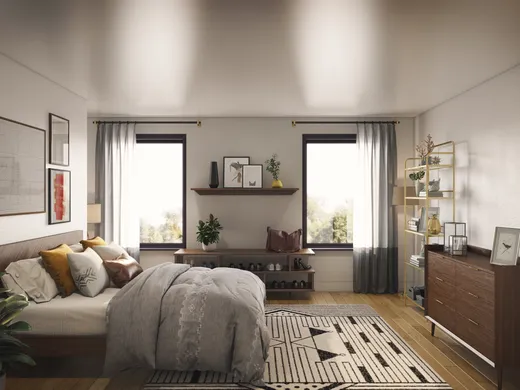 Bedroom · Bohemian designed by Masooma