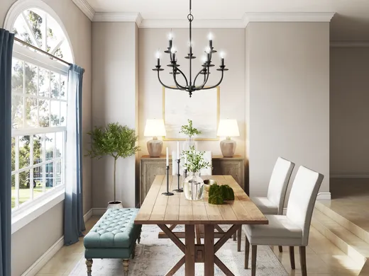 Dining Room · Farmhouse designed by Shirley