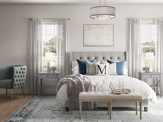 Bedroom · Glam designed by Jennifer