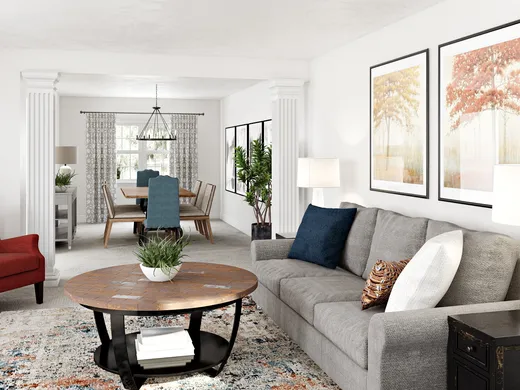 Living Room · Transitional designed by Michelle