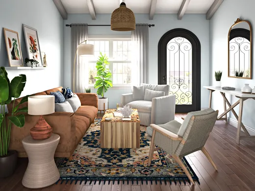 Living Room · Eclectic designed by Gwen