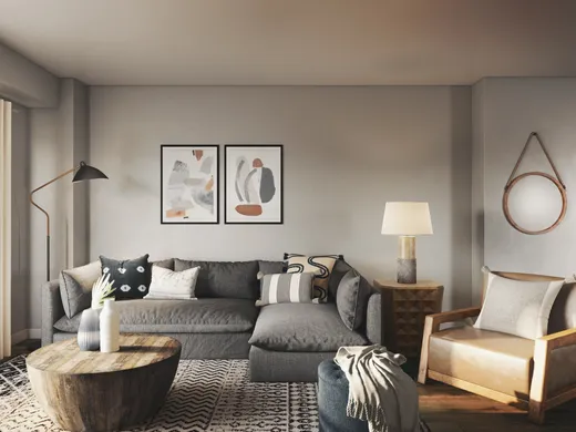 Living Room · Contemporary designed by Randi