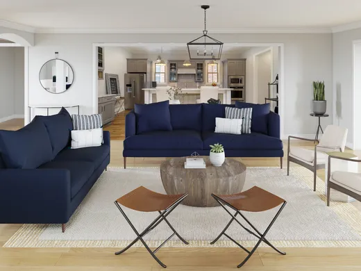 Living Room · Farmhouse designed by Stacy