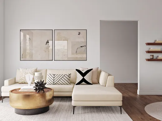 Living Room · Contemporary designed by Kasey