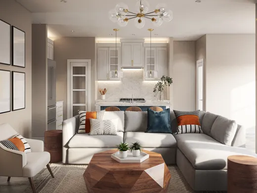 Living Room · Farmhouse designed by Denise