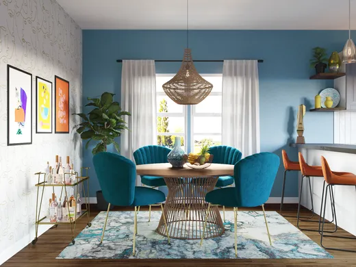 Dining Room · Eclectic designed by Catrina
