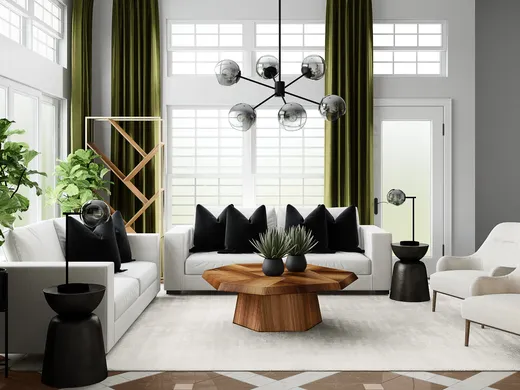 Living Room · Eclectic designed by Julio