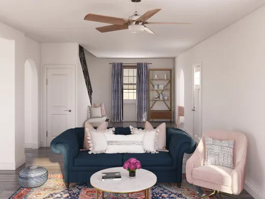 Living Room · Eclectic designed by Annie