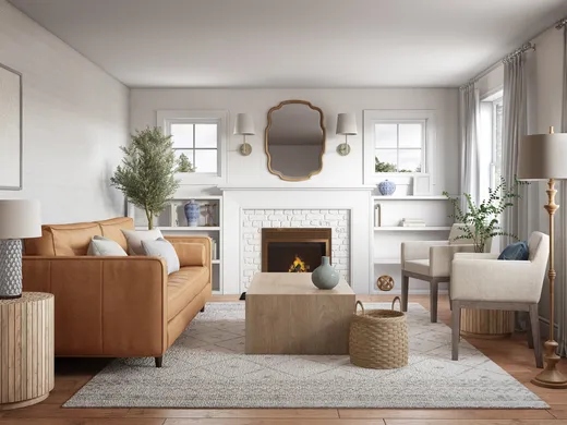 Living Room · Coastal designed by Astrid