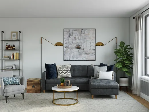 Living Room · Transitional designed by Natalie