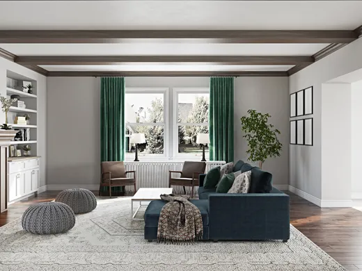 Living Room · Contemporary designed by Lisa
