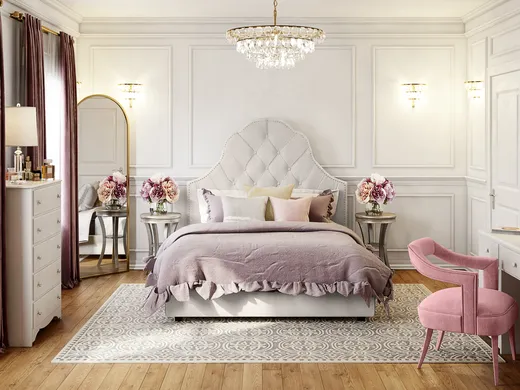 Bedroom · Glam designed by Nicole