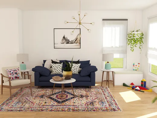 Living Room · Eclectic designed by Isabella