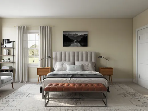 Bedroom · Midcentury Modern designed by Freddi