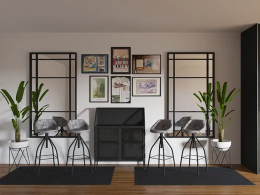 Office · Eclectic designed by Julio