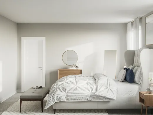 Bedroom · Midcentury Modern designed by Julija