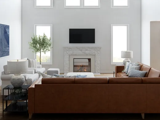 Living Room · Eclectic designed by Brianna