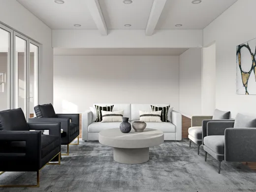 Living Room · Contemporary designed by Megan