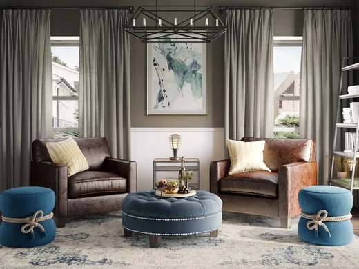 Living Room · Industrial designed by Emma