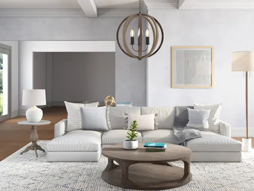 Living Room · Coastal designed by Christy