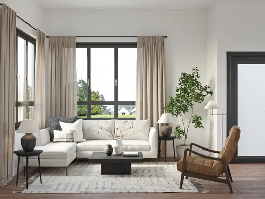 Living Room · Contemporary designed by Nicolle