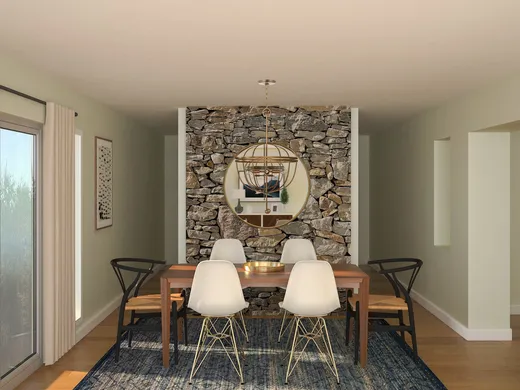 Dining Room · Contemporary designed by Aleena