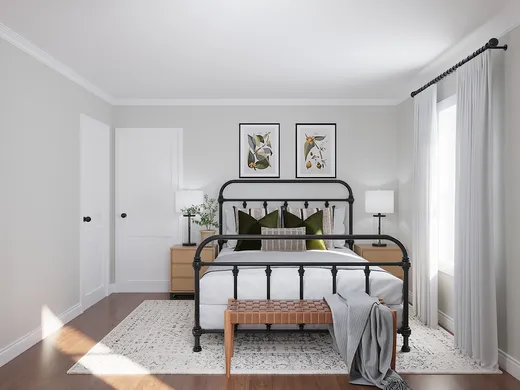 Bedroom · Eclectic designed by Brianna