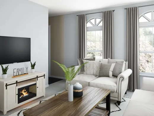 Living Room · Farmhouse designed by Manoela