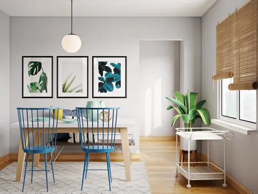 Dining Room · Eclectic designed by Aleena