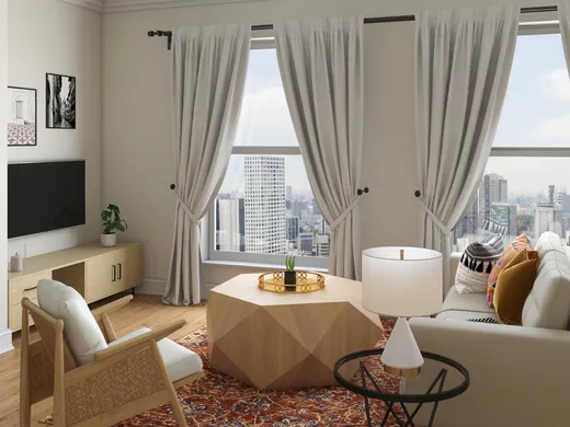 Living Room · Eclectic designed by Christina