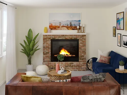Living Room · Eclectic designed by Kelly