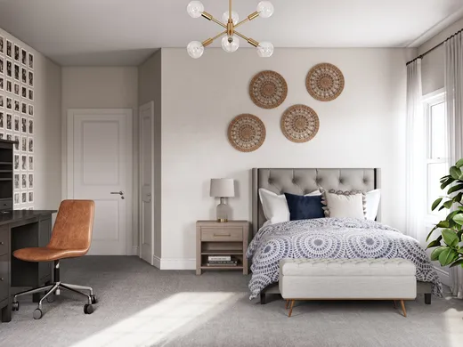 Bedroom · Eclectic designed by Camille