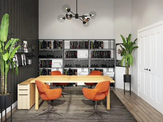 Office · Eclectic designed by Julio