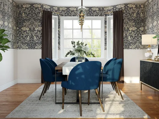Dining Room · Modern designed by Masooma