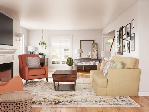 Living Room · Eclectic designed by Emily