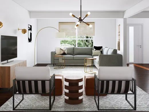 Living Room · Modern designed by Ryan