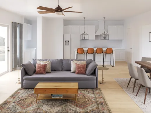 Living Room · Contemporary designed by Amy