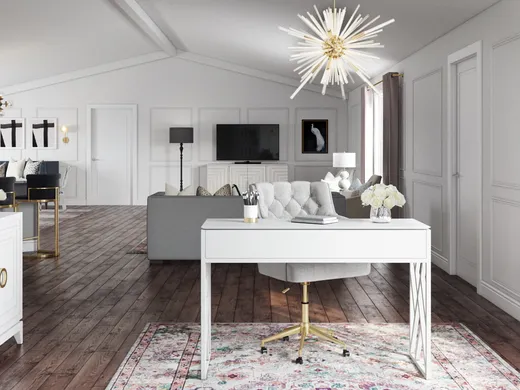 Living Room · Contemporary designed by Hannah