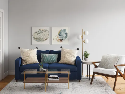 Living Room · Glam designed by Katie