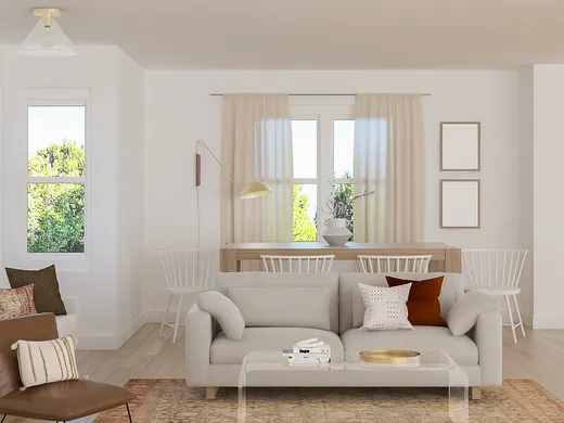 Living Room · Eclectic designed by Sarah