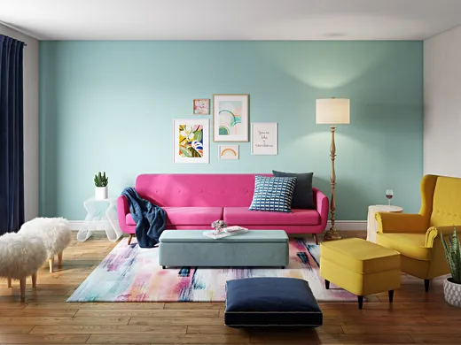 Living Room · Eclectic designed by Alex