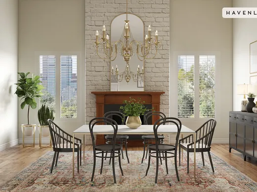 Dining Room · Eclectic designed by Kaity