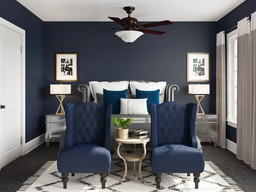 Bedroom · Contemporary designed by Aleena