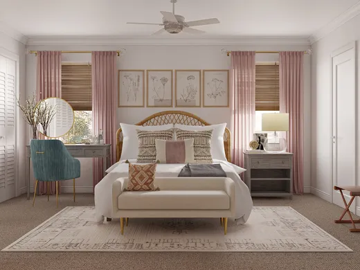 Bedroom · Glam designed by Sable