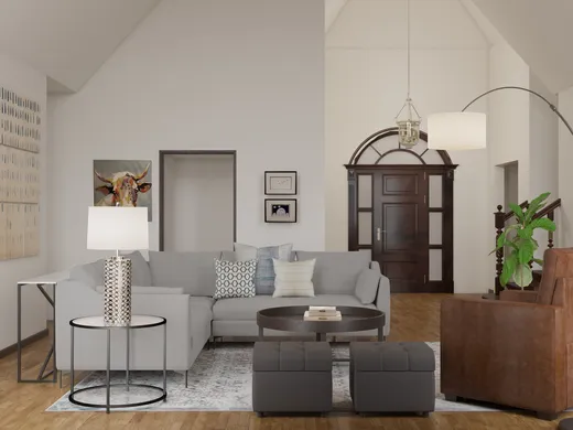 Living Room · Contemporary designed by Robyn