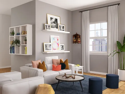 Living Room · Contemporary designed by Amanda